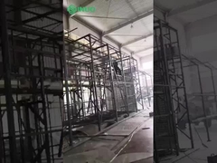 Посмотрите, как работает испытательная комната дождя для коммерческих автомобилей!