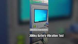 Машина для испытания на вибрацию по стандарту IEC 62660 — вибротестер с синусоидальной аккумуляторной батареей массой 300 кг | 2–2500 Гц