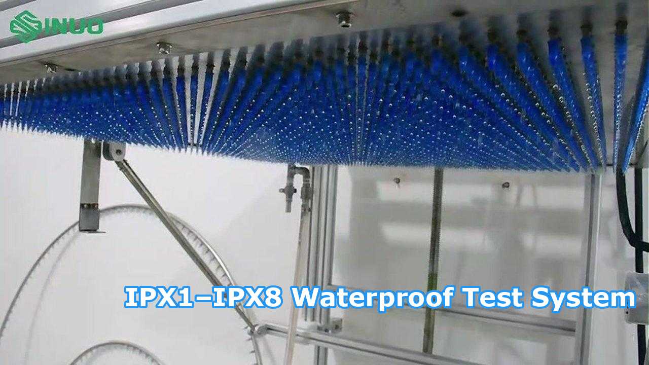 What Is an IPX1–IPX8 Waterproof Test System and How Does It Work?