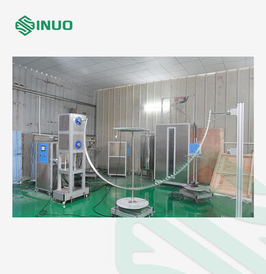 Хорошая цена Автоматизированный водонепроницаемый испытательный аппарат IPX3 IPX4 с игловой отверстием Φ0,4 мм и потоком воды 0,07 л/мин для соответствия требованиям IEC 60529. онлайн