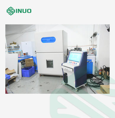 Хорошая цена Камера для испытаний на раздавливание и прокол батарей, оборудование для испытаний безопасности батарей, 300 кН онлайн